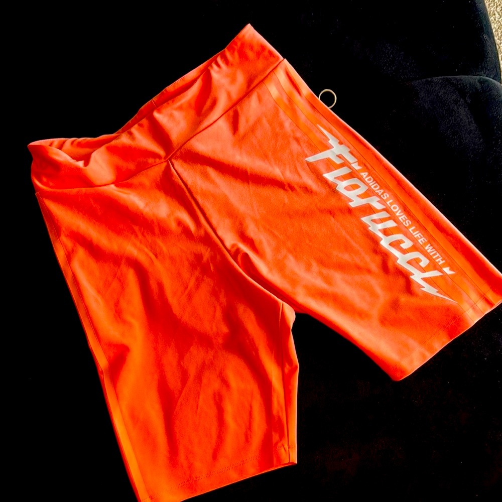 Fiorucci X Adidas Women's Orange Shorts